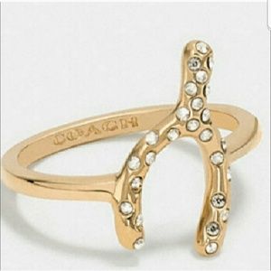 COACH WISHBONE RING